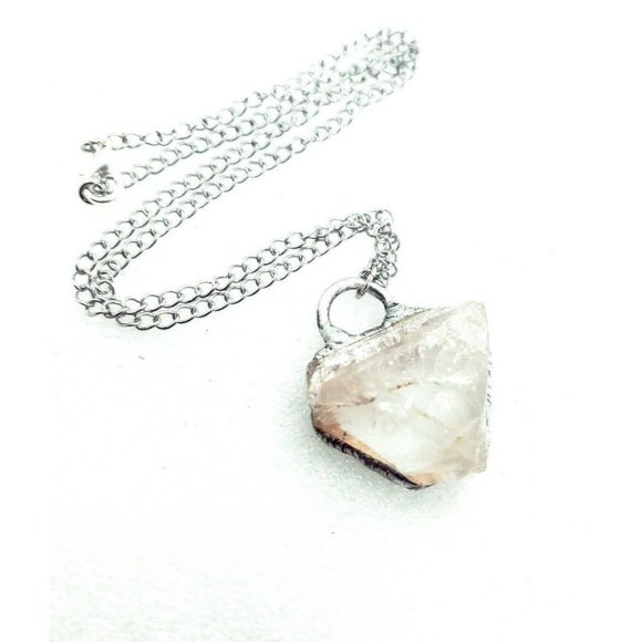 Flourite crystal Necklace handmade gothic metalwork - Picture 11 of 11